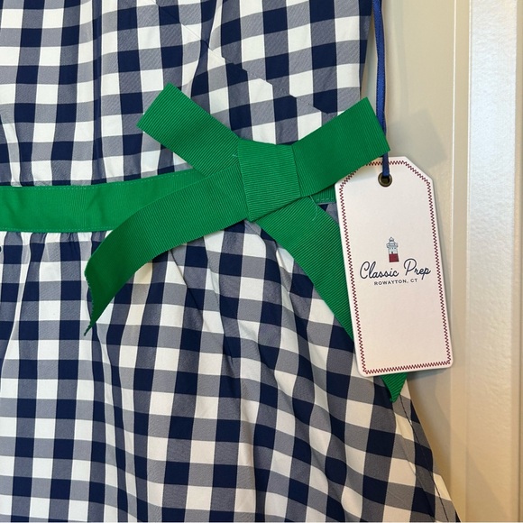 NWT Sz12 Classic Prep Ann Gingham Taffeta Dress - Picture 4 of 10